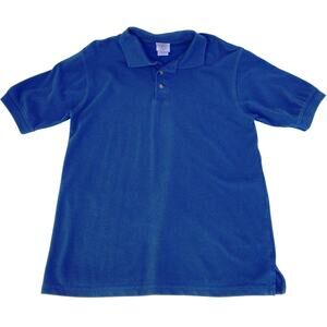 Beyond the Limit Men’s Polo Shirt Blue Short Sleeved Size Medium Preppy Casual